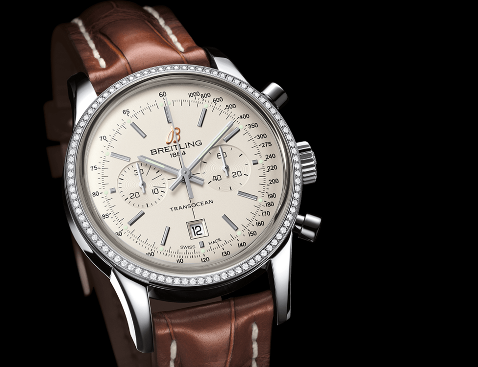 {breitling}Bretling Beauty (Brettlin) breitling Monbrilon Chronograph R47350 Auto Winding Boys (Second Hand)