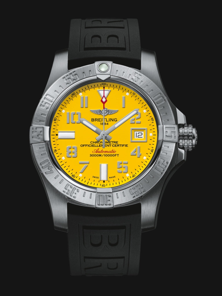 Breitling Ocean Crossing 38 Panorama Date Automatic MOP Dial Leather Strap - Year: 2020breitling Transocean 38 stainless steel mother's pearl white dial