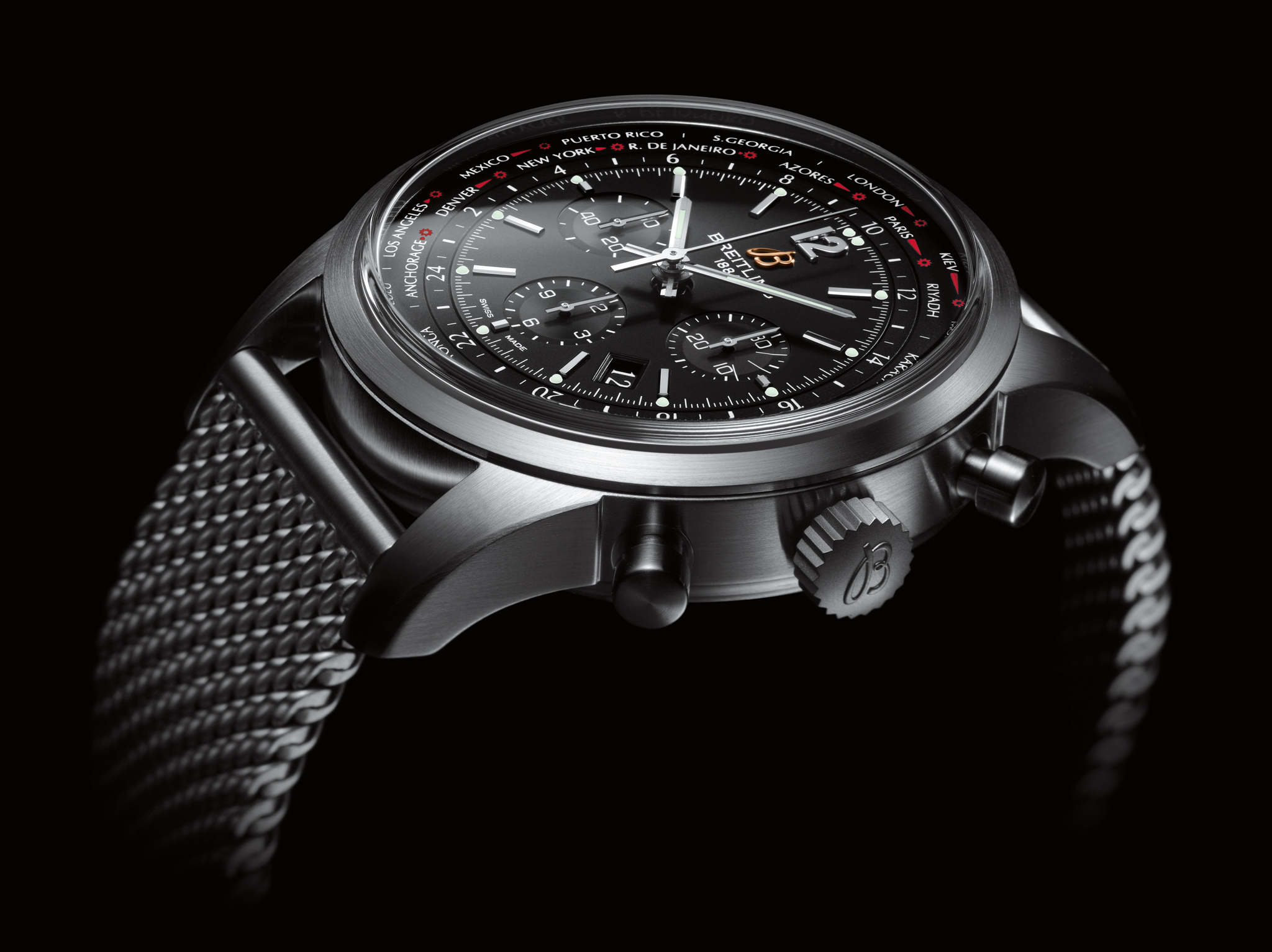 Breitling Avengers Chronometer 45 Night Mission V13317101L1X1breitling Navitimer B01 Chronometer 43 Auto-Wind Chronometer, Date, Hour, Minute, Second, Timer Male Watch AB01219A1G1X1