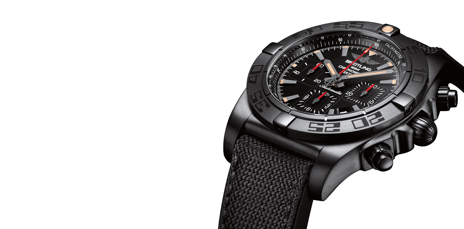 Chronomat sales 44 blacksteel