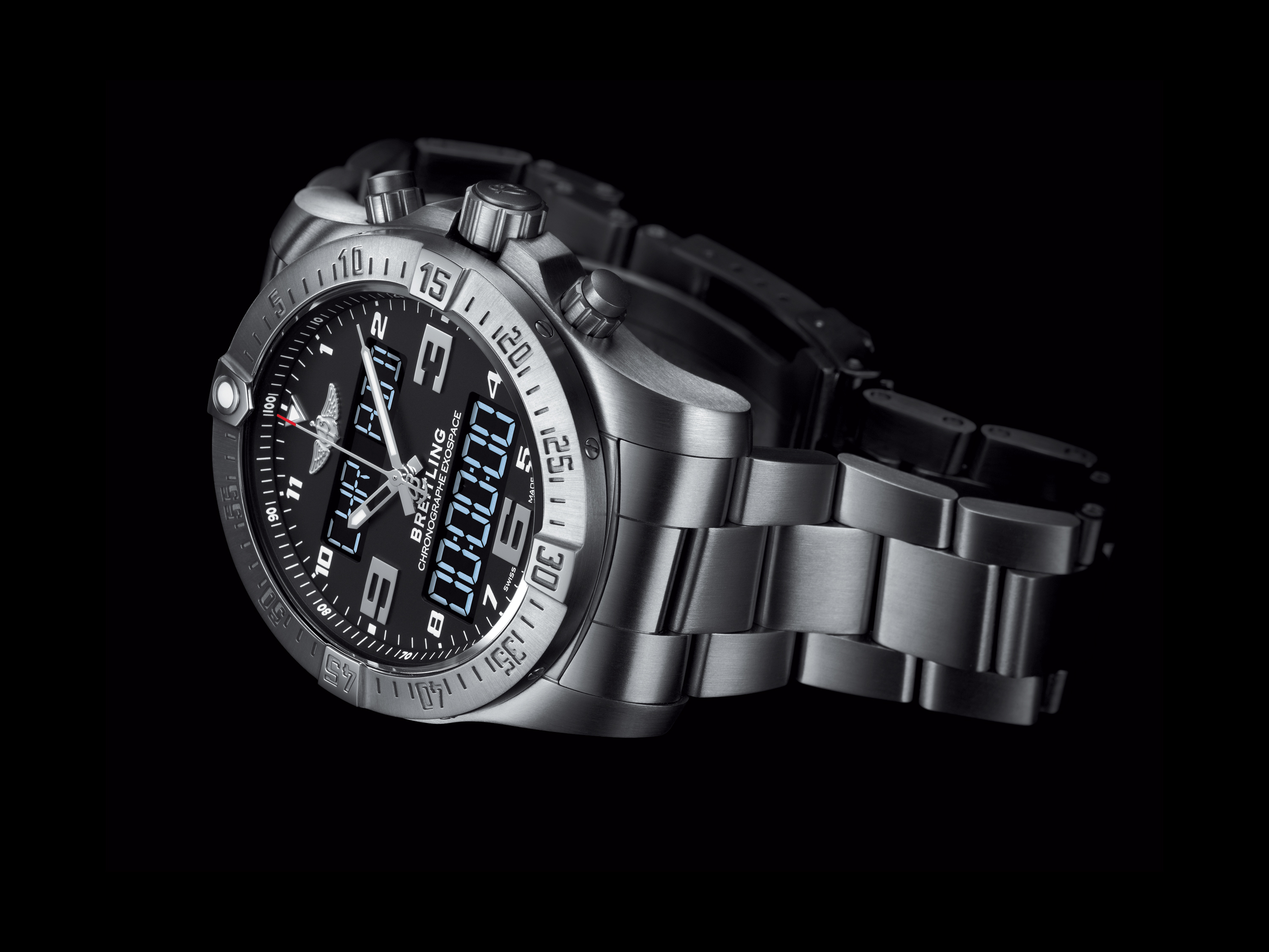 Breitlingenz Auto Watch Avengers II Seawolf Black Steel L.E. 75t Anifosario del Eyesito del Ayer / Air Force Certifi Timing, lim s #breitling超海洋遗产 II AB202012/BF74/256S/A20D.4