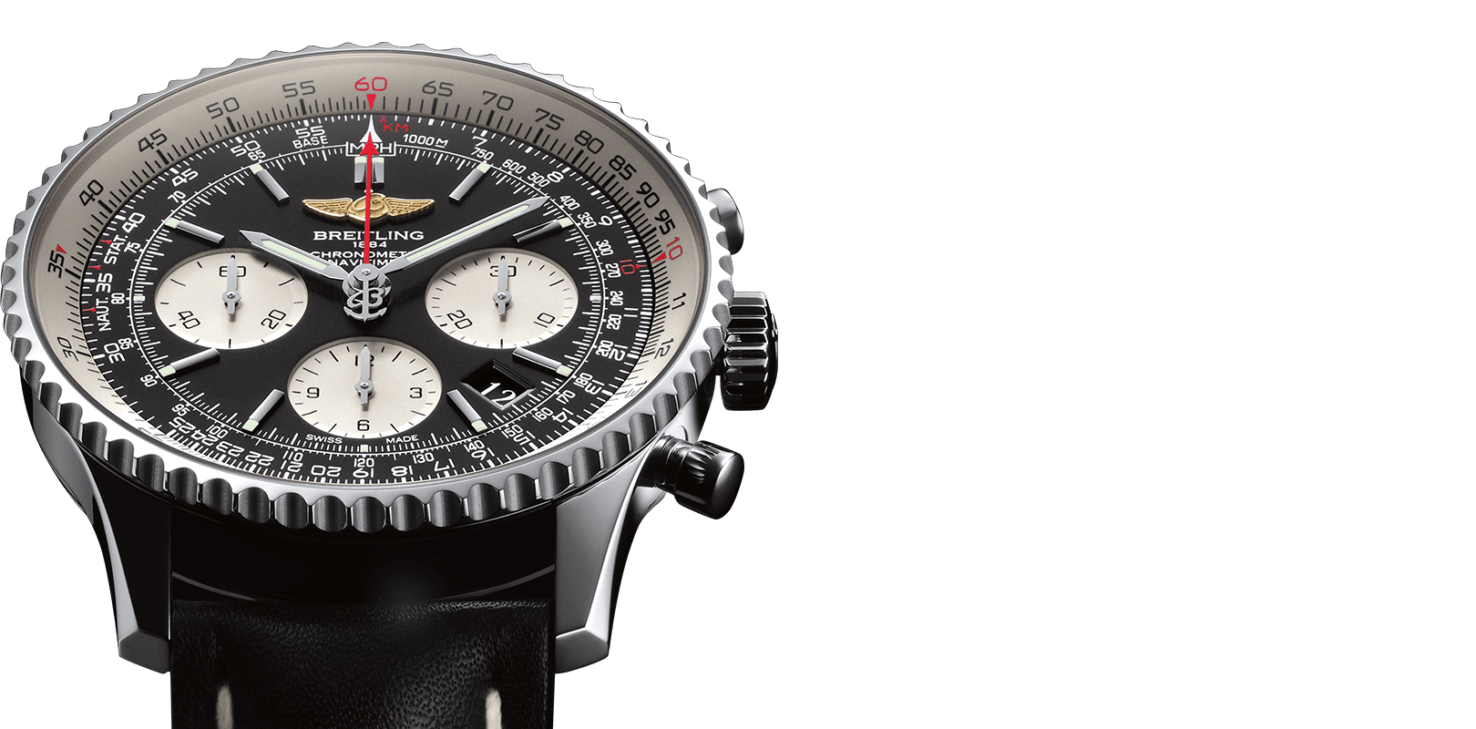Breitling Watch breitling Navitimer in Gold and Steel Reference: 81610 Circa 1990Bretlin Navitimer