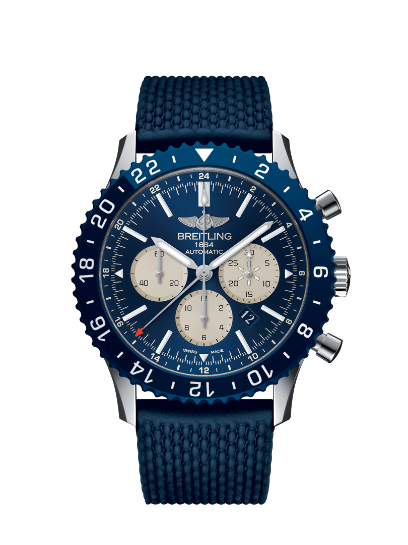 breitling Utc 20 mm timing men's watch blue