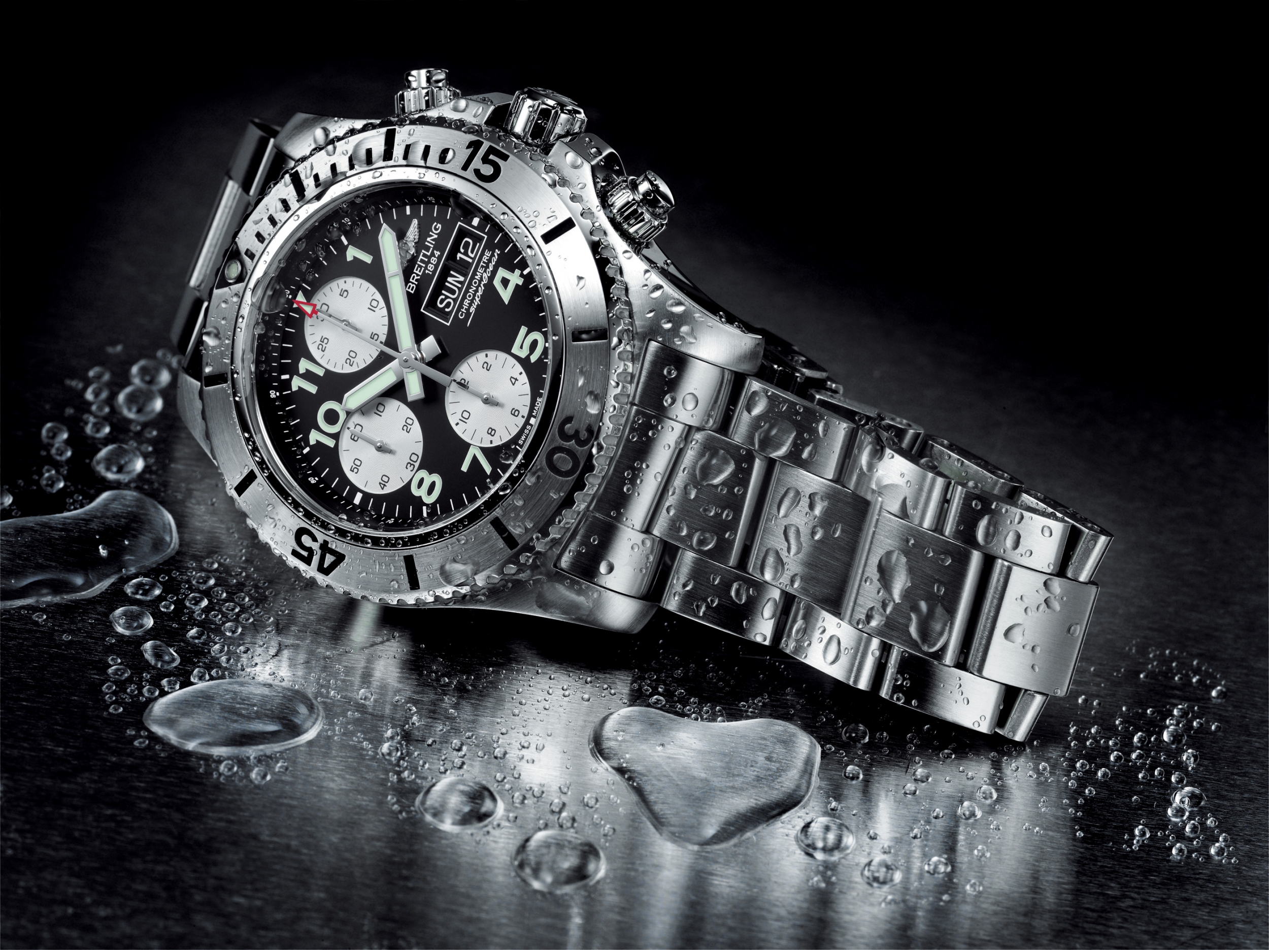 breitling Navitimer fighter timed steelman watch A13330