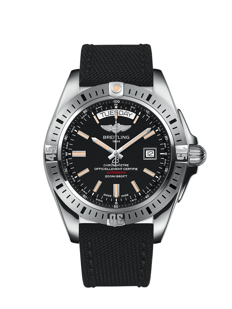 breitling Super Ocean Heritage II 42 AB2010121B1A1 stainless steel watch black dial