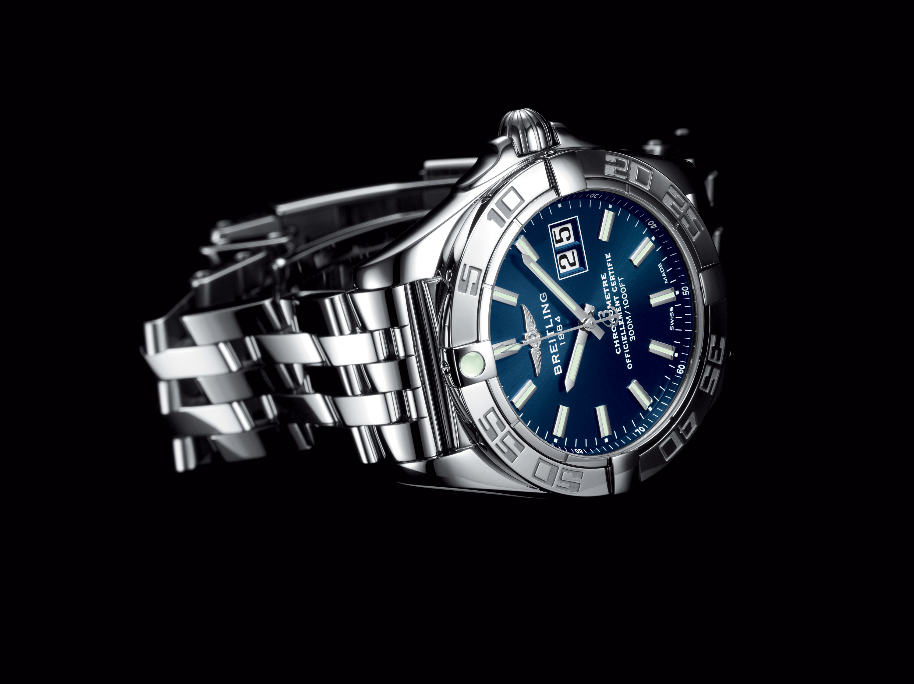 Breitling Super Ocean Heritach II timing steel blue dial 44mm newbreitling Super Ocean Heritage II Chronograph, M133132A1/C1W1, Undressed, B-P, 2021