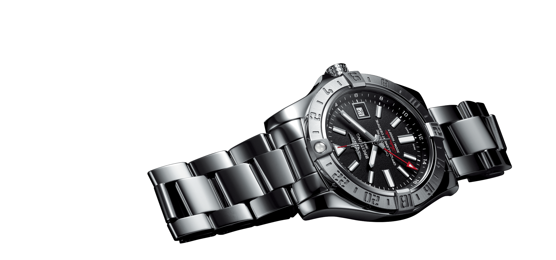 breitling Avengers II GMT Automatic Stainless Steel Men's Watch Reference. A3239011/G778 Accommodation Gabo