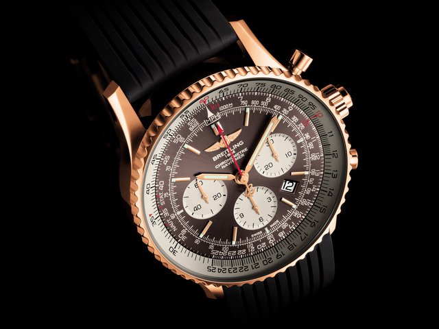 {breitling}Brettlin breitling chronograph with Datra 2 register date with Valjoux7734