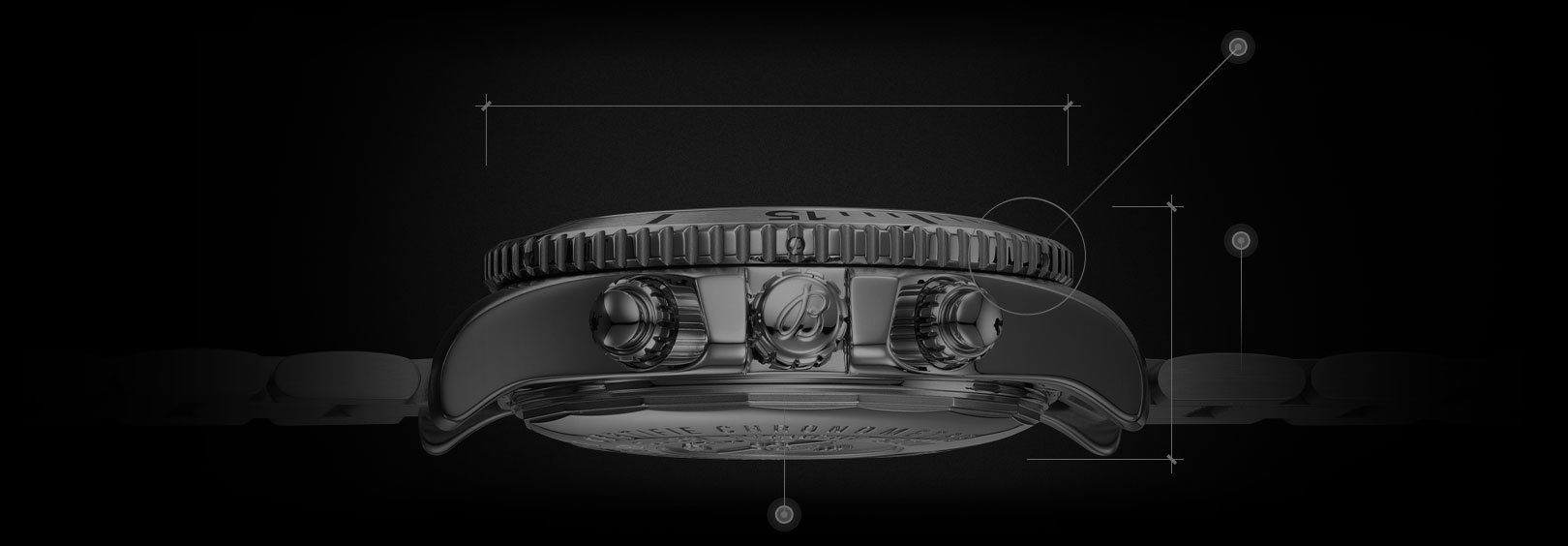 Breitling 2006 stainless steel breitling Navitimer chronometer A23322 deployment buckle