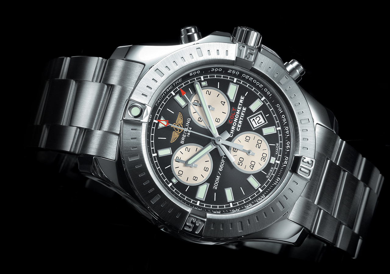 Breitling Super Avenger Black Diamond Replica For Sale