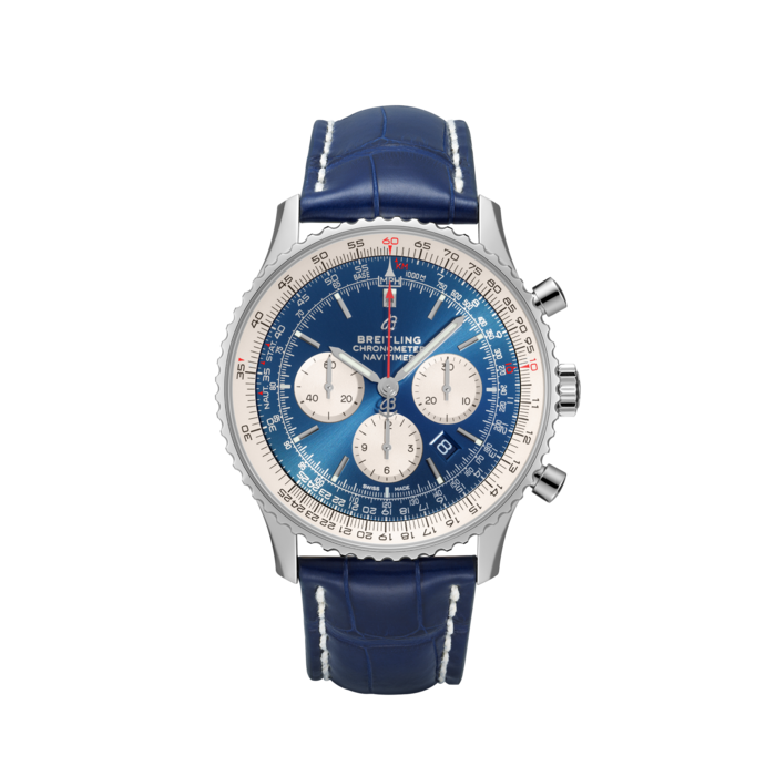 Navitimer B01 Chronograph 46 Stainless steel - Blue AB0127211C1P1