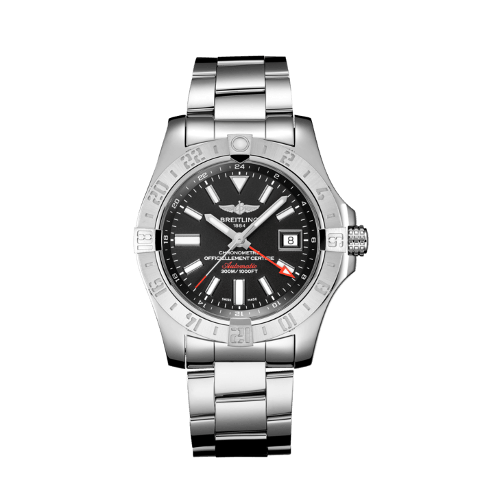 Avenger II GMT Stainless steel - Black A32390111B1A1 | Breitling US