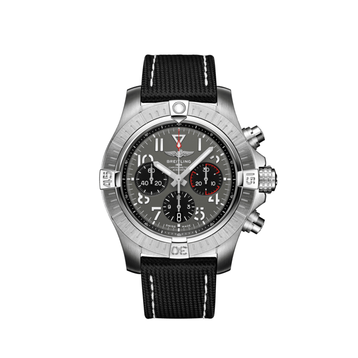 【箱・ギャラあり】 BREITLING
アベンジャー２ A1338111/BC33 2872***  ステンレススチール 自動巻き 腕時計　2018年購入　クロノグラフ機能　メンズ松山久万ノ台店