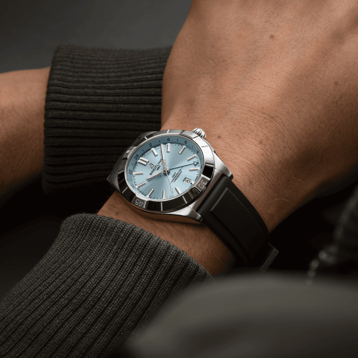Cadeau publicitaire - Montre chronomètre bleu foncé