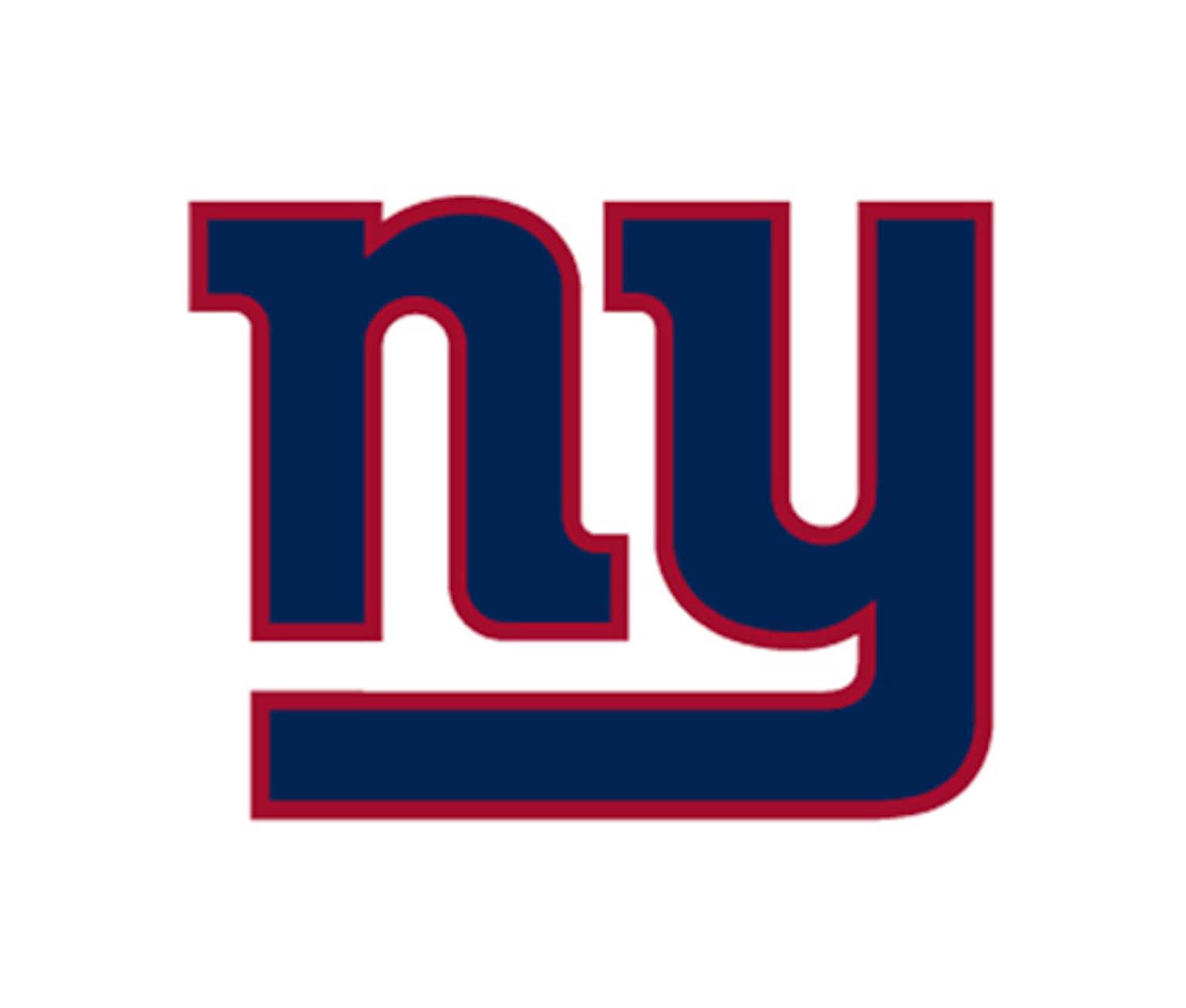 The logo of the NFL team New York Giants, the letters N and Y in blue and red.