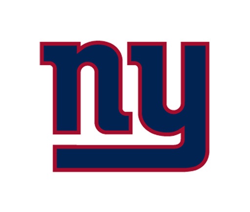 The logo of the NFL team New York Giants, the letters N and Y in blue and red.