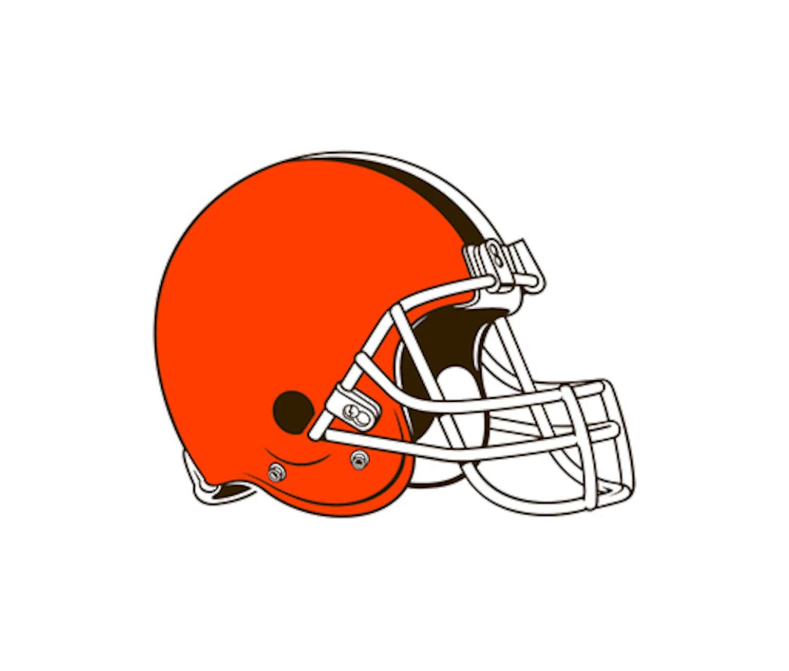 The logo of the NFL team Cleveland Browns, a red football helmet.