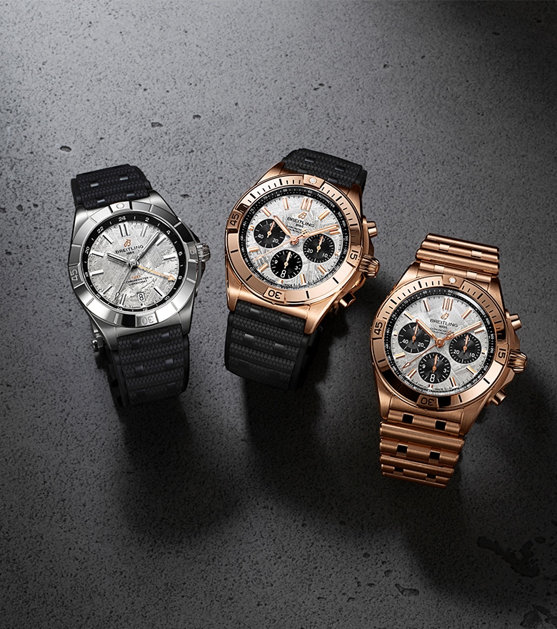 BREITLING クォーツ 腕時計 シルバー/ゴールド 100m防水 大胆かつ煌びやかなデザインが印象的なスーパーなクロノマットが