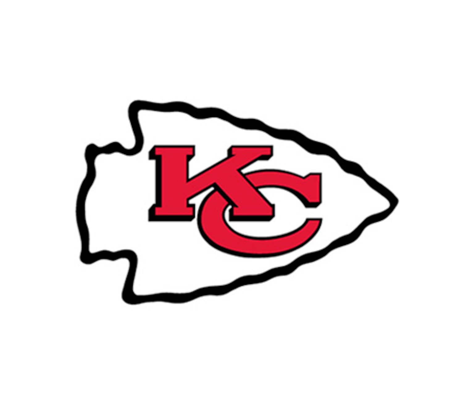 The logo of the NFL team Kansas City, an arrow with the letters K and C inside.