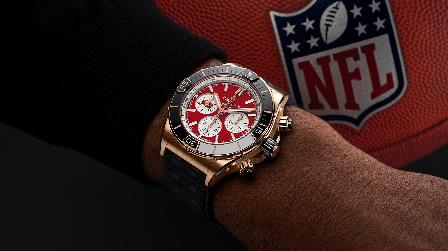 San Francisco 49ersウォッチ：公式NFLコレクション | Breitling