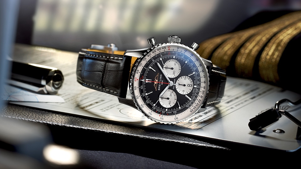 Still Life NAVITIMER Chronograph 43 AB0138211B1P1 CMYK