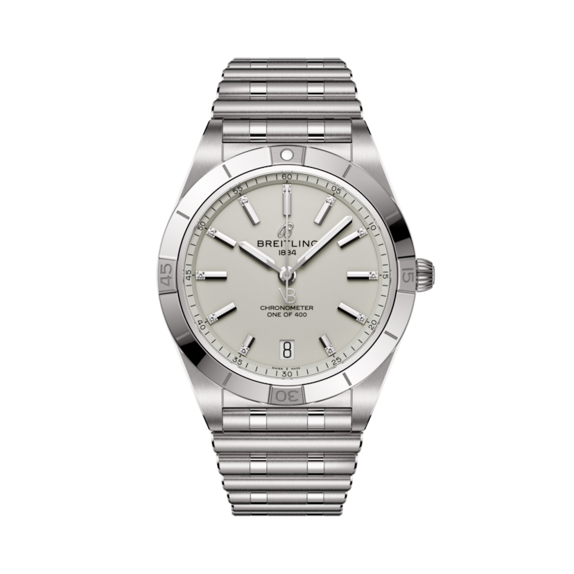 Chronomat Automatic 36 Victoria Beckham Dove grey | V-DIAL-COLOR-44555162 dial, A103801A1G1A1