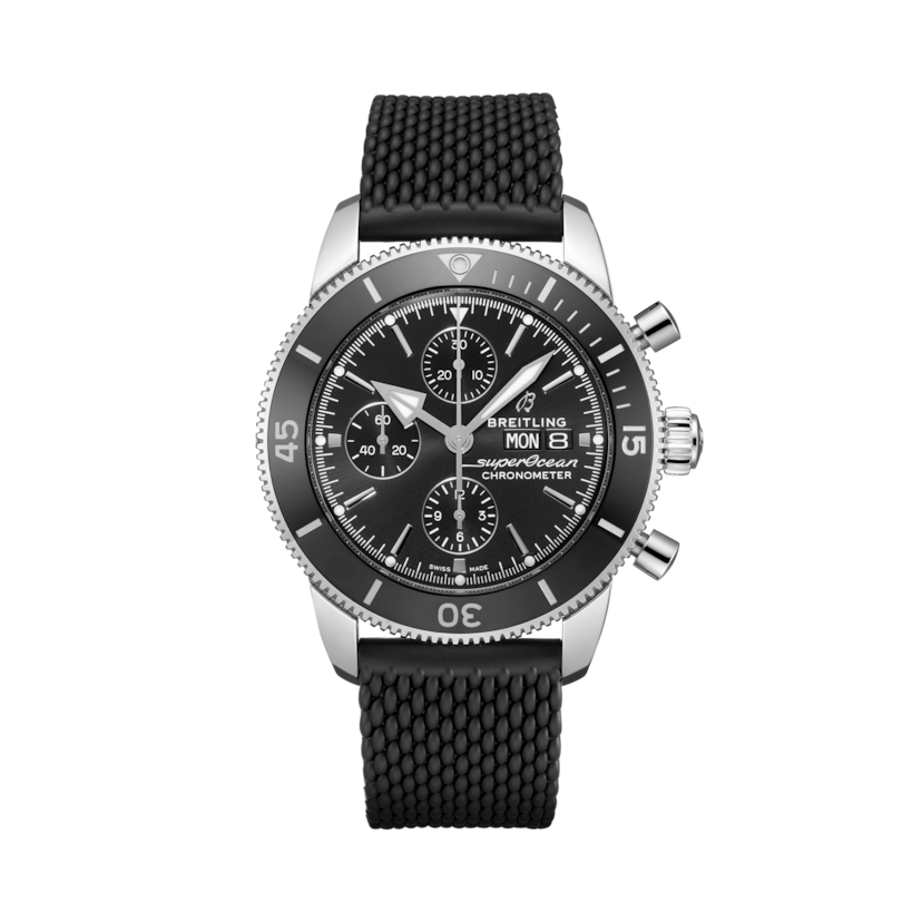 Superocean Heritage Chronograph 44 Black | V-DIAL-COLOR-5686 dial, A13313121B1S1