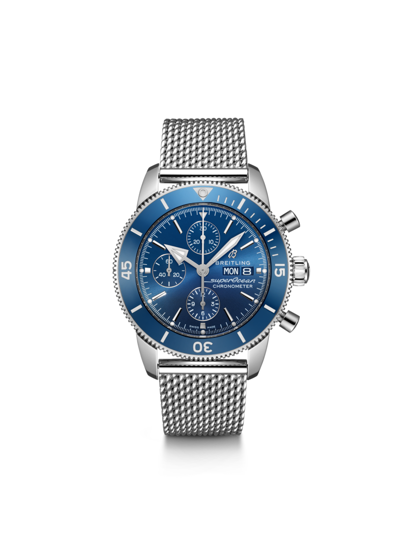 スーパーオーシャン ヘリテージ クロノグラフ 44 ブルー | V-DIAL-COLOR-5714 dial, A13313161C1A1