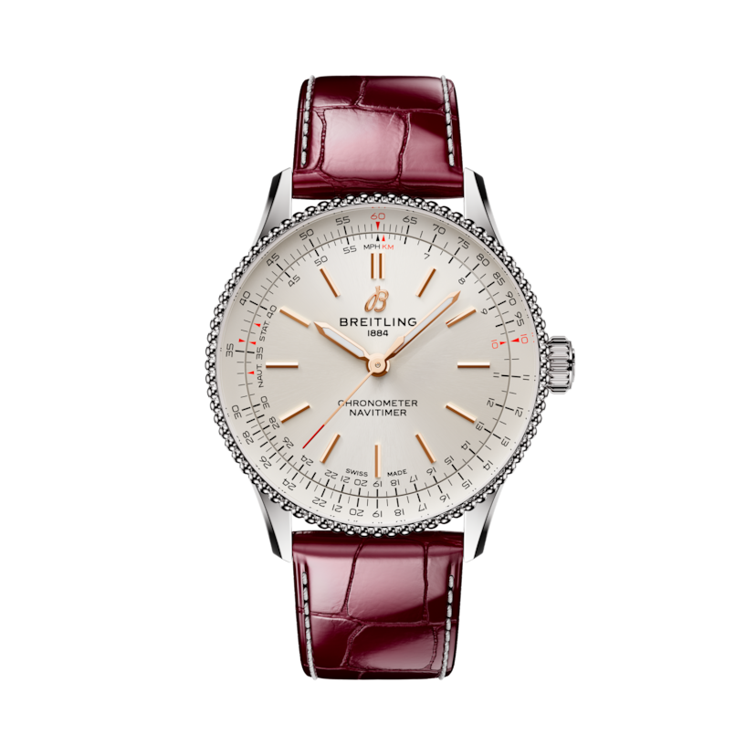 Navitimer Automatic 36, référence A17327211G1P1. Lien vers les détails du produit.