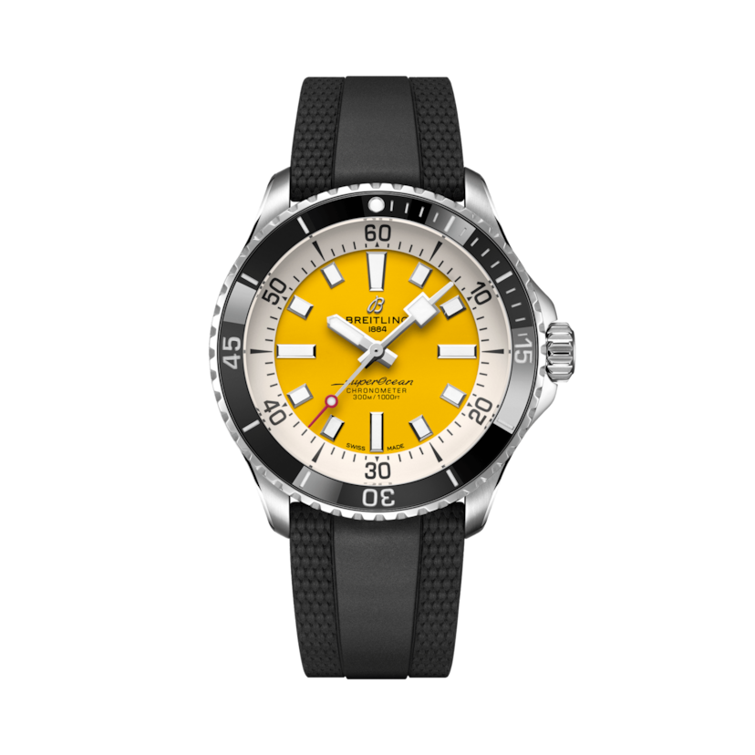 Superocean Automatic 42, reference A17375211I1S1. Link to product details.