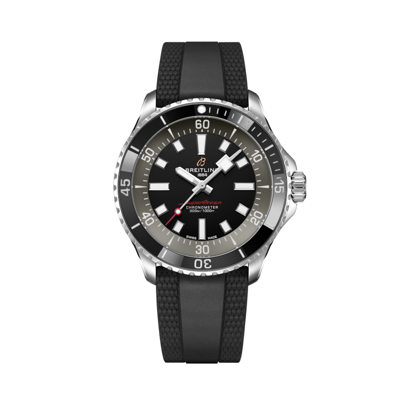 Superocean Automatic 42 Black | V-DIAL-COLOR-5686 dial, A173757A1B1S1