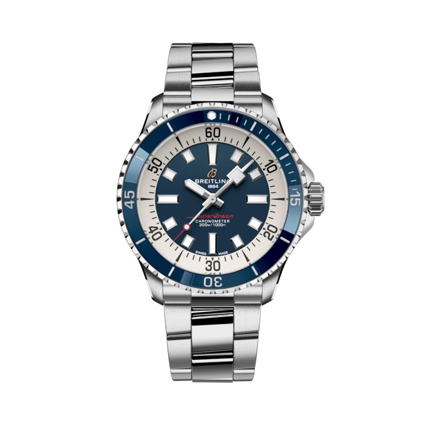 スーパーオーシャン オートマチック 42 ブルー | V-DIAL-COLOR-5714 dial, A17375E71C1A1