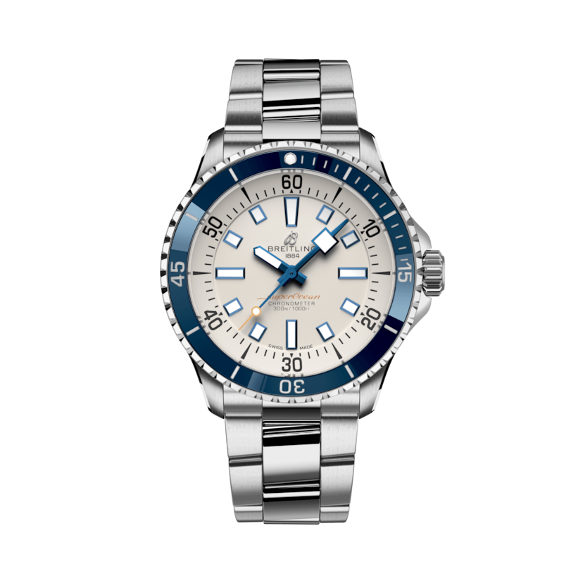 Superocean Automatic 42 Crema | V-DIAL-COLOR-5842 dial, A17375E71G1A1