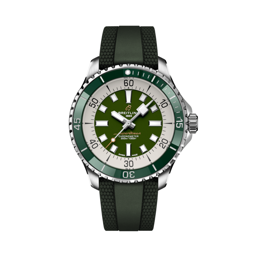 Superocean Automatic 44 Verde | V-DIAL-COLOR-5765 dial, A17376A31L1S1