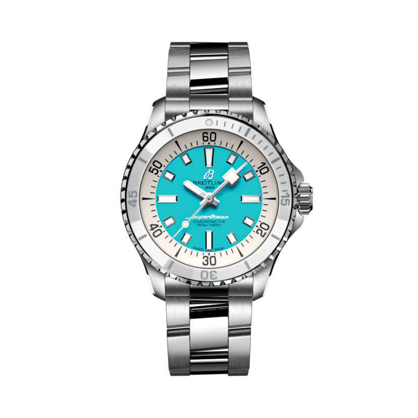Superocean Automatic 36 Turquesa | V-DIAL-COLOR-9876 dial, A17377211C1A1