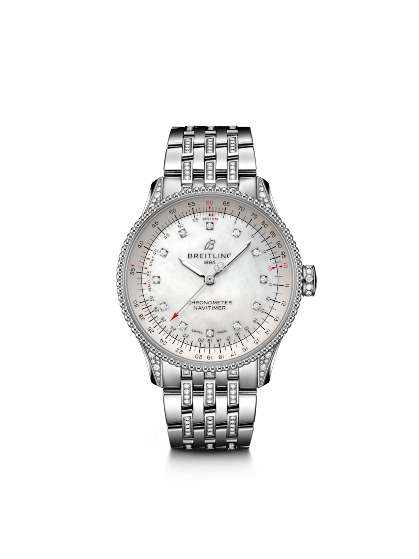 Navitimer Automatic 35 Madreperla | V-DIAL-COLOR-5791 dial, A17395721G1A1