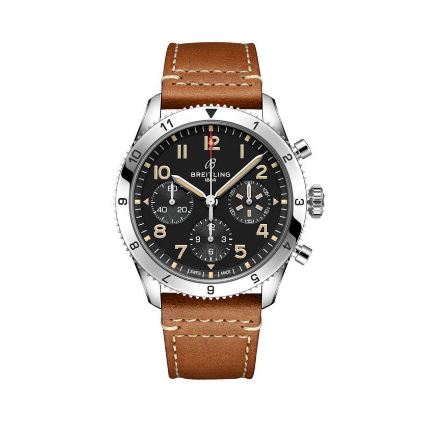 Classic AVI Chronograph 42 P-51 Mustang Black | V-DIAL-COLOR-5686 dial, A233803A1B1X1