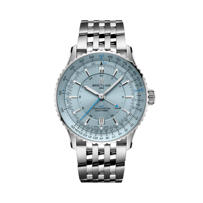 Navitimer Automatic GMT 41 Ice blue | V-DIAL-COLOR-1111 dial, A32310171C1A1