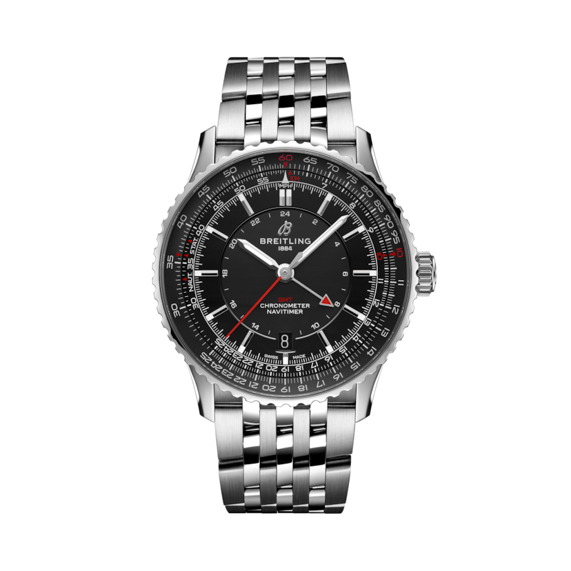 Navitimer Automatic GMT 41, Referenz A32310251B1A1. Link zu Produktdetails.