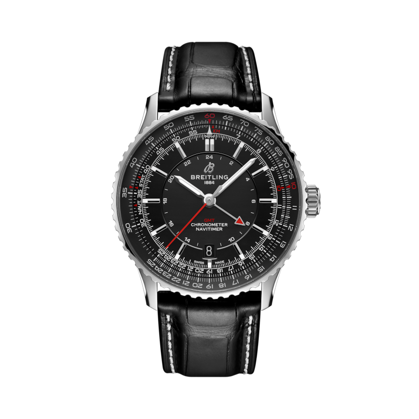 Navitimer Automatic GMT 41, referencia A32310251B1P1. Enlace a detalles del producto.