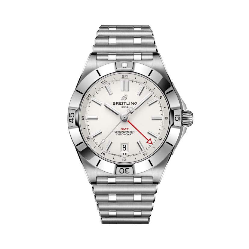 Chronomat Automatic GMT 40, reference A32398101A1A1. Link to product details.