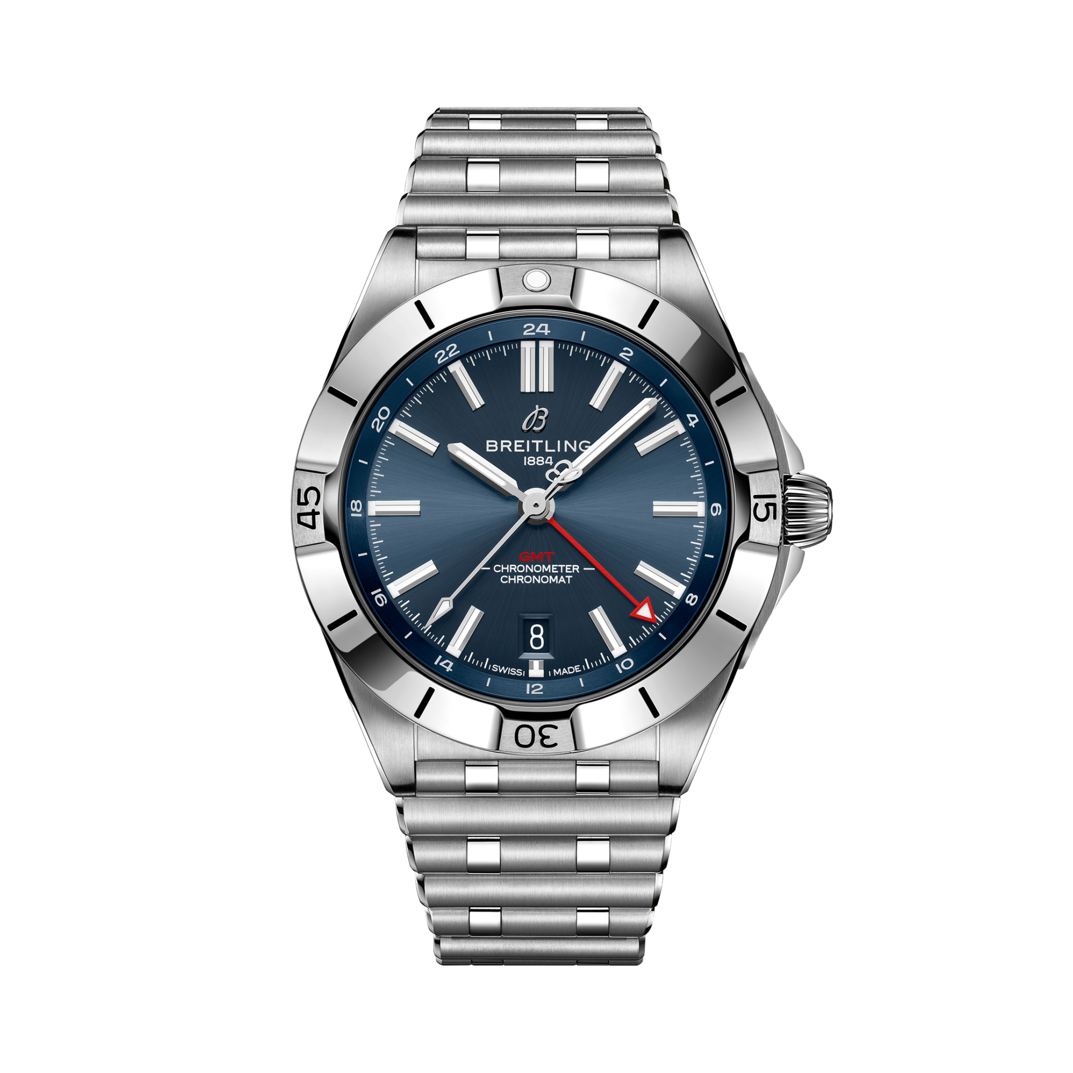 Chronomat Automatic GMT 40機械計時自動腕錶 藍 | V-DIAL-COLOR-5714 dial, A32398101C1A1