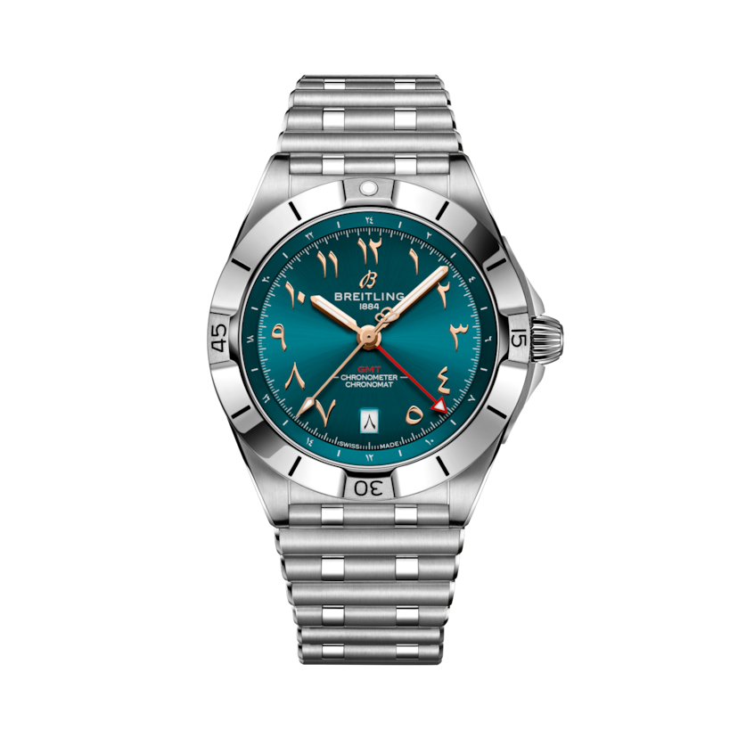 Chronomat Automatic GMT 40 Turquoise | V-DIAL-COLOR-9876 dial, A323983B1C1A1