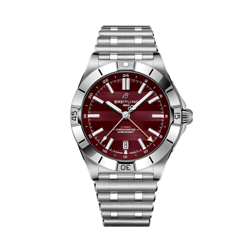 Chronomat Automatic GMT 40 Six Nations Wales Bordeaux | V-DIAL-COLOR-9696 dial, A323988B1K1A1
