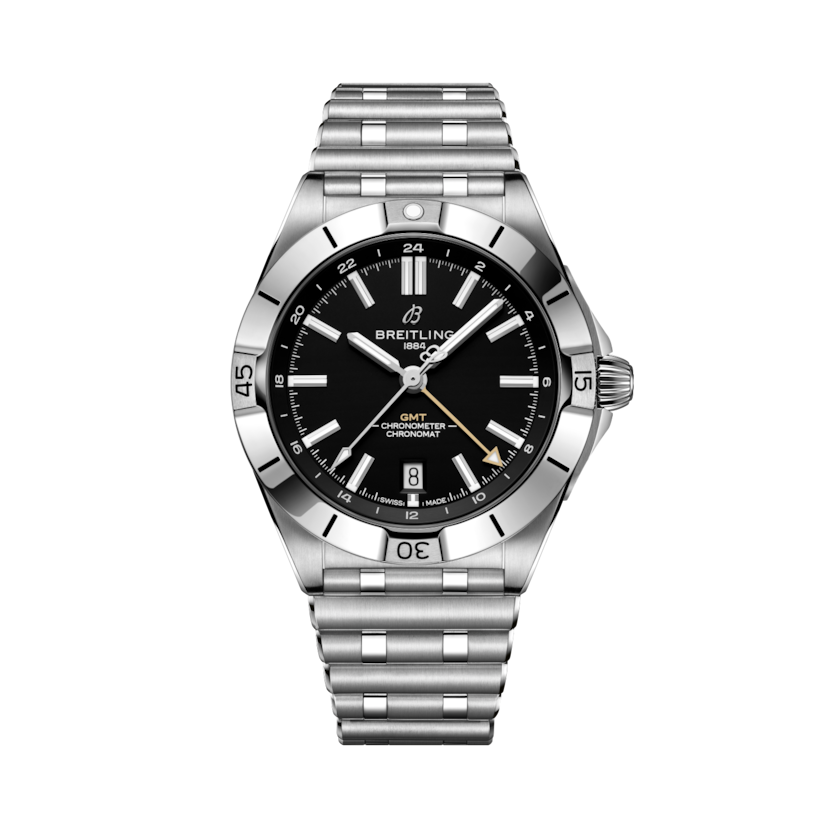 Chronomat Automatic GMT 40 NFL New Orleans Saints Edition, reference A32398D11B1A1. Link to product details.