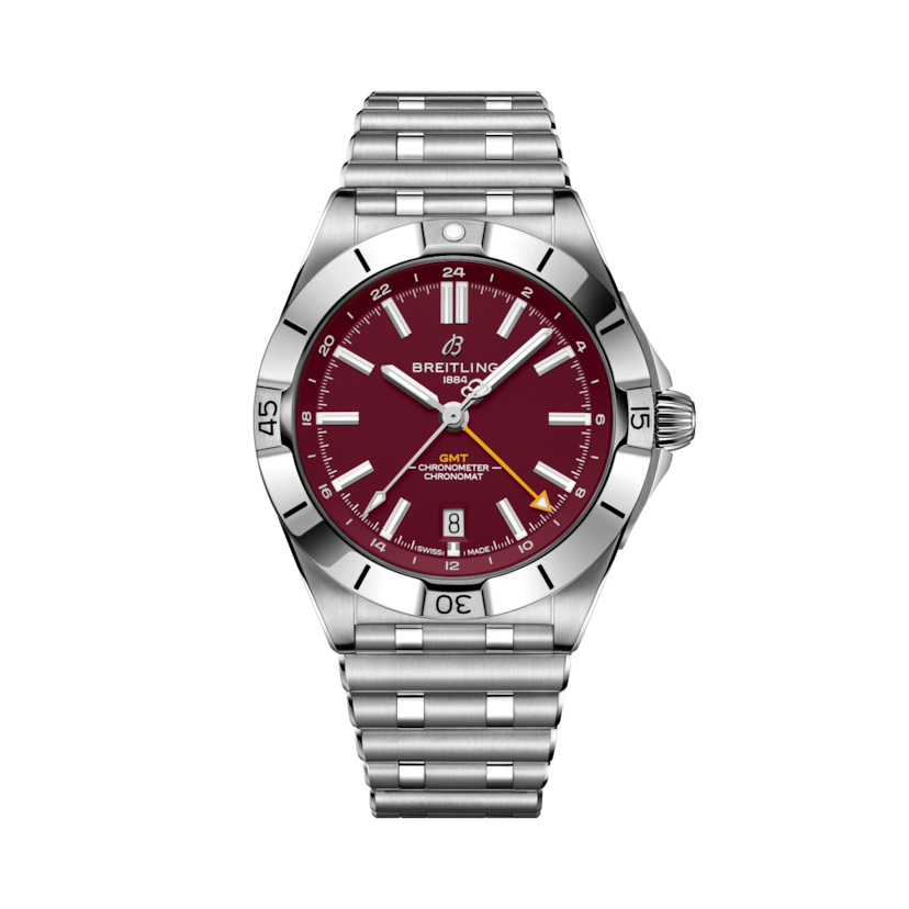 Chronomat Automatic GMT 40 NFL Washington Commanders Edition, reference A32398D81K1A1. Link to product details.