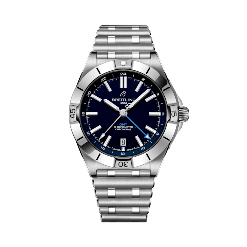 Chronomat Automatic GMT 40 NFL Tennessee Titans Edition, reference A32398E31C1A1. Link to product details.