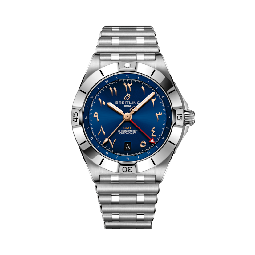 Chronomat Automatic GMT 40, reference A32398E71C1A1. Link to product details.