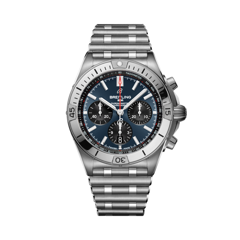 Chronomat B01 42, артикул AB0134101C1A1. Ссылка на страницу с деталями.