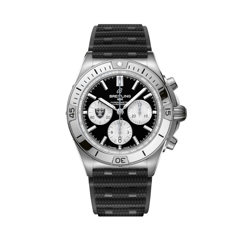 Chronomat B01 42 NFL Las Vegas Raiders Edition Black | V-DIAL-COLOR-5686 dial, AB01342B1B1S1